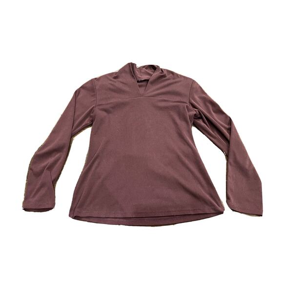 Kuhl Womens Purple Technikore Long Sleeve Outdoor Active V Neck Sweater Size M - Picture 1 of 8
